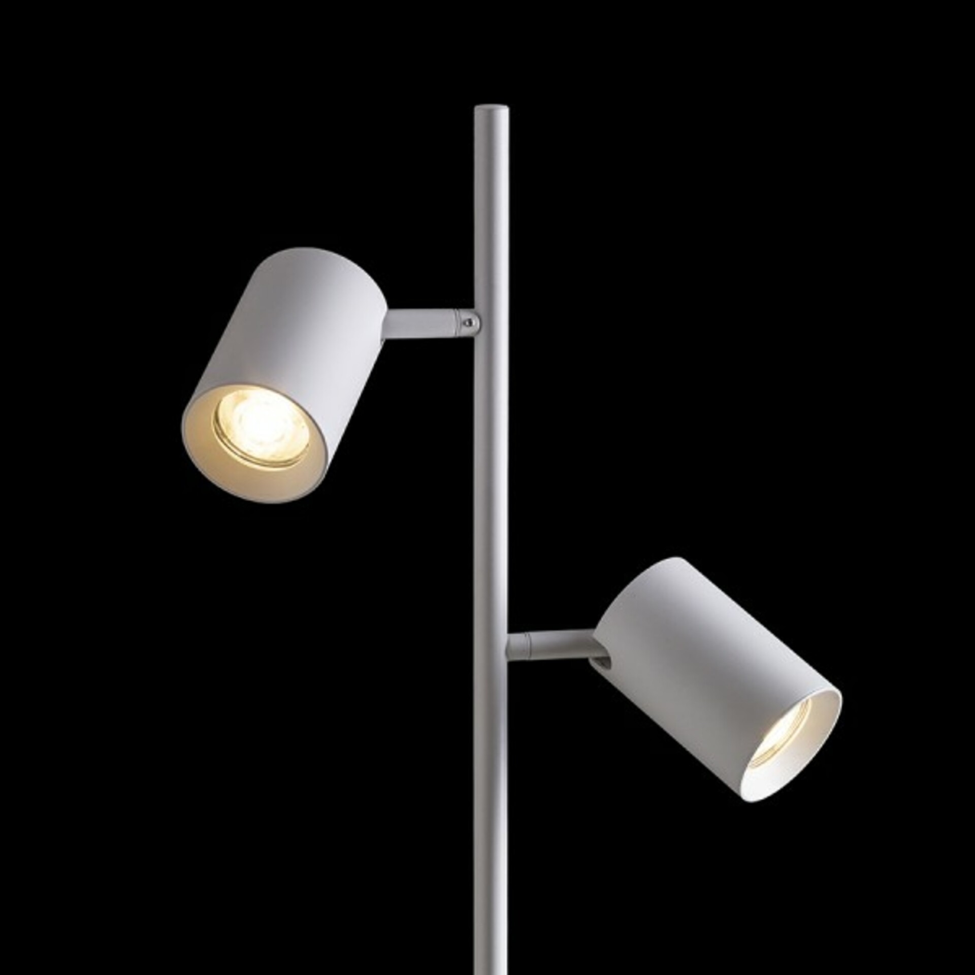 Stojanová lampa Rendl Flynn II biela, GU10, 2x9W, moderný design