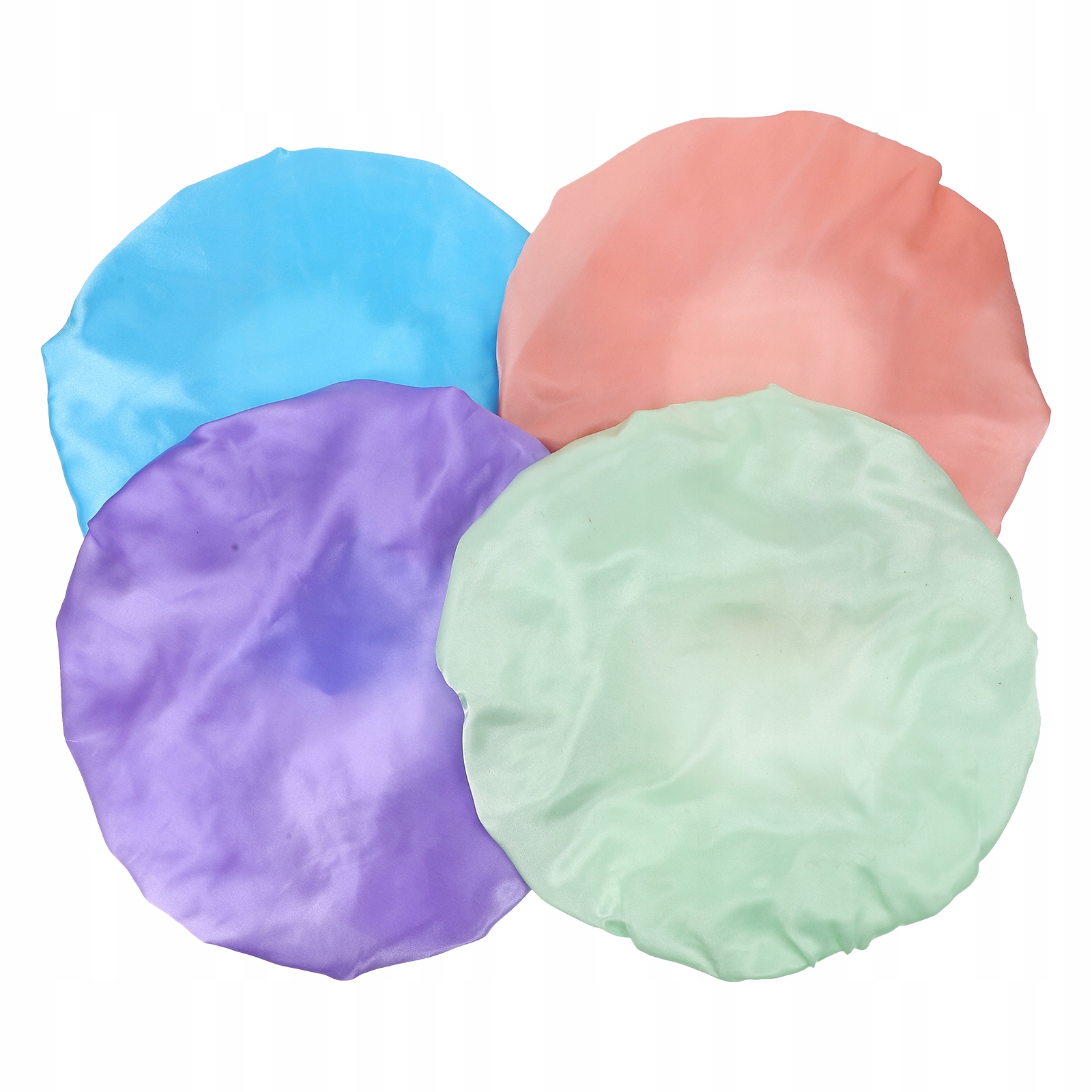 Double Layer Shower Cap Curls 4 Pcs