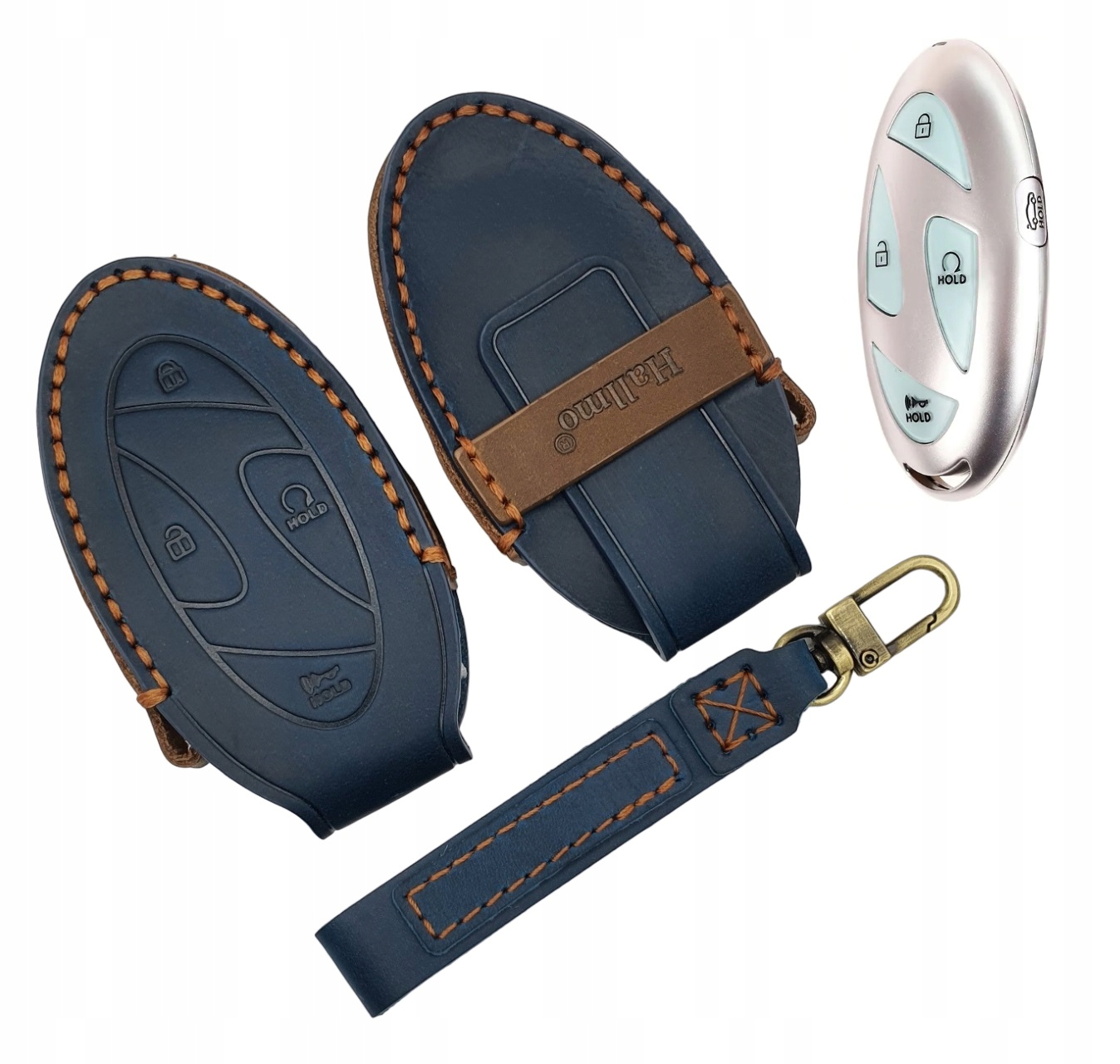 Etui pokrowiec kluczyk Hyundai Tucson Kona Santa Fe Ionic 5 6 9 Elantra 5-p