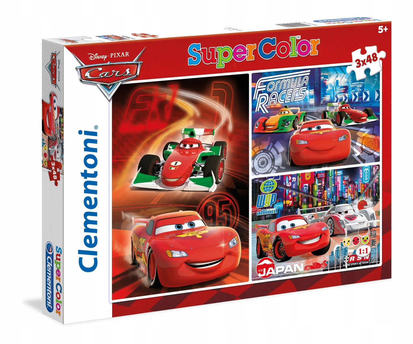 

Puzzle 3x48 Auta Cars MC Queen 3 układanki 25197