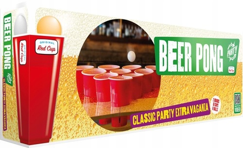 Párty hra Beer Pong (společenská).