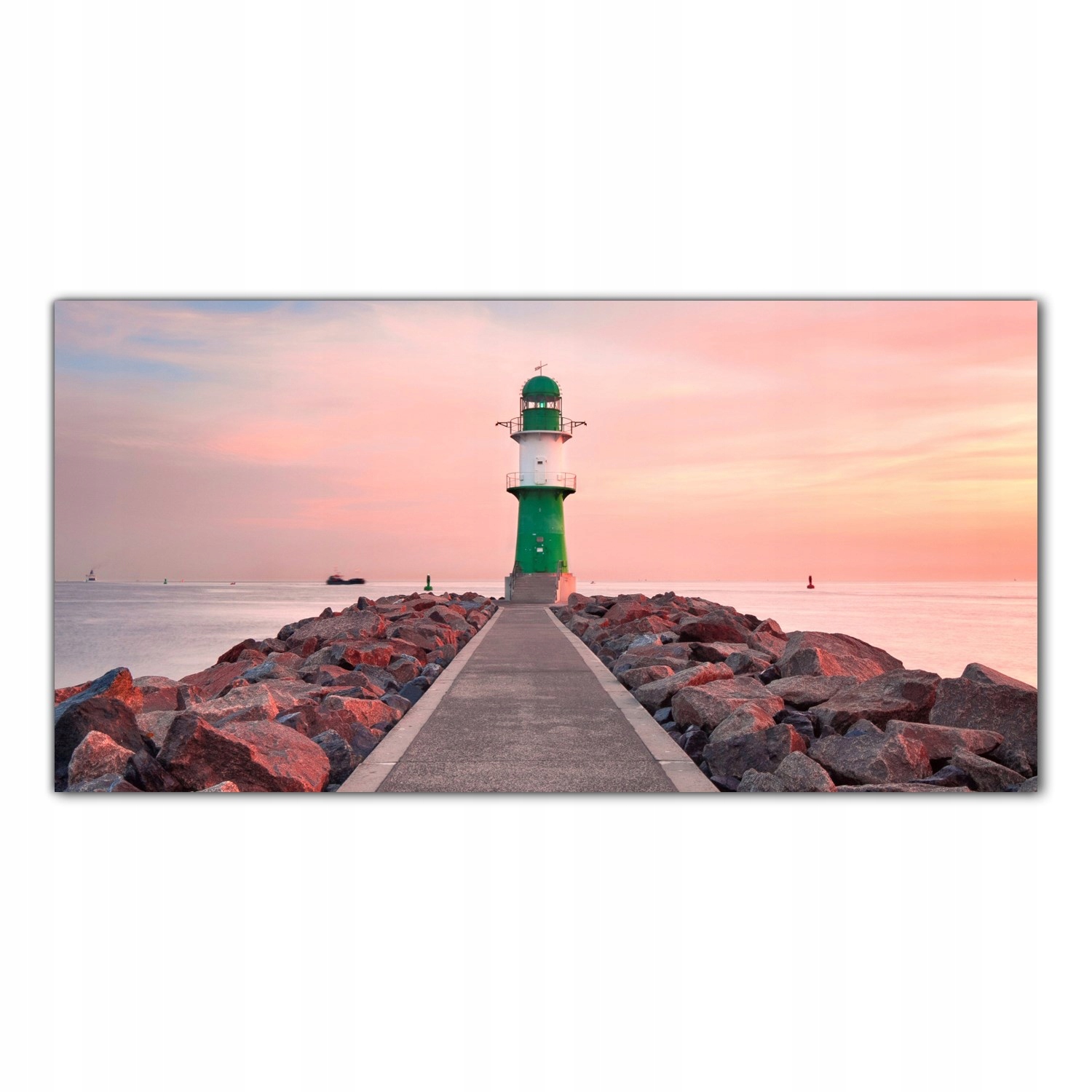 

Obraz na szkle Foto Latarnia Morska Woda 140x70