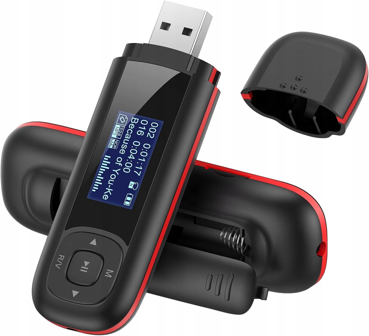 MP3 AGPtek U3 czarny 8 GB