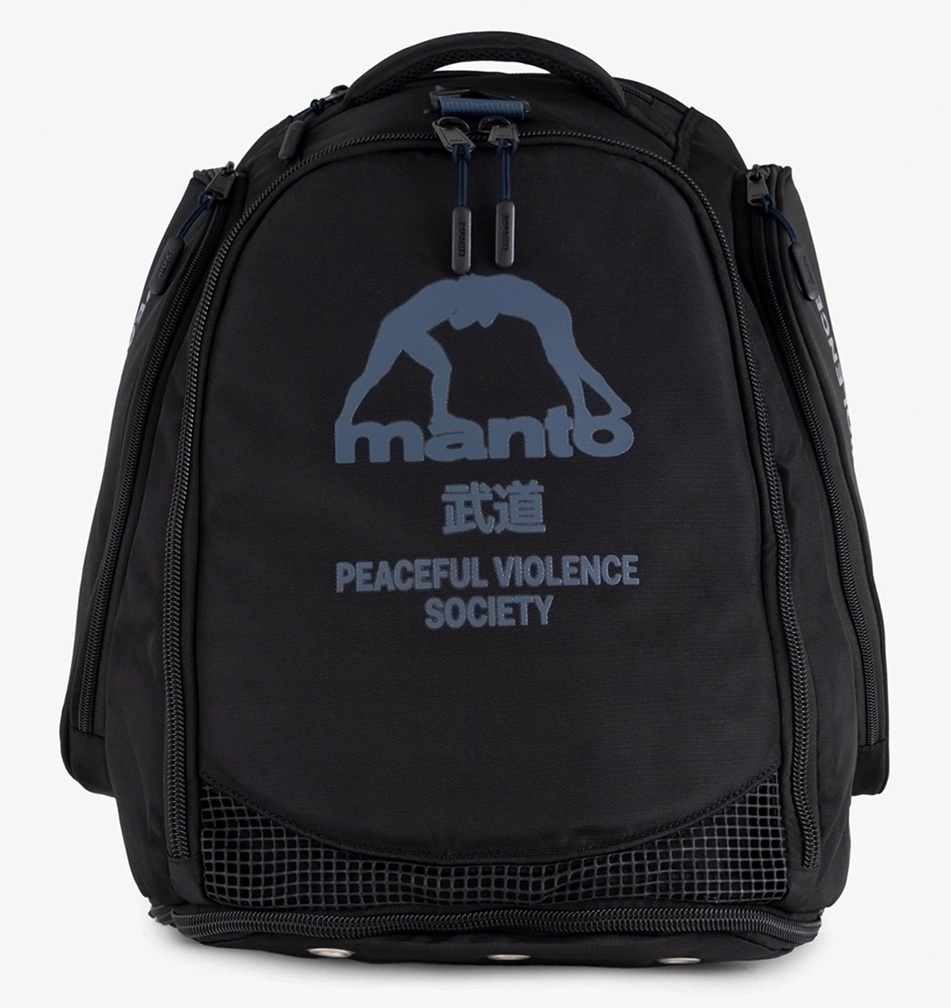 Plecak Torba Sportowa 2w1 Manto Society Czarny 49L Treningowa Bjj Mma Judo