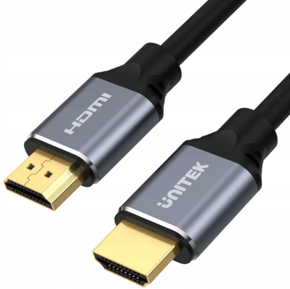 Unitek kabel HDMI 2.1 8K UHD 5m C140W czarny błyszczący
