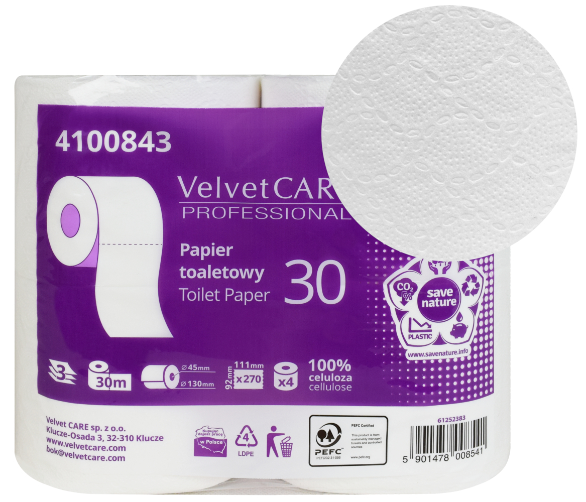 

Velvet Expert Papier toaletowy rolka 4szt 3W