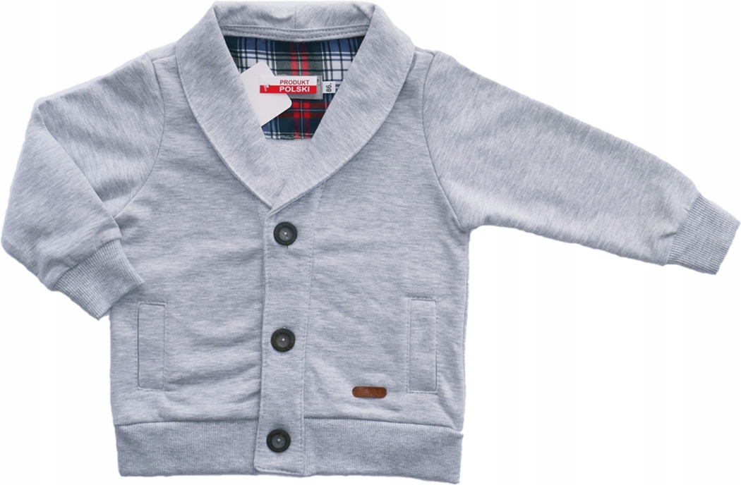 

Marynarka chłopięca Sportowa Cardigan 152 szara