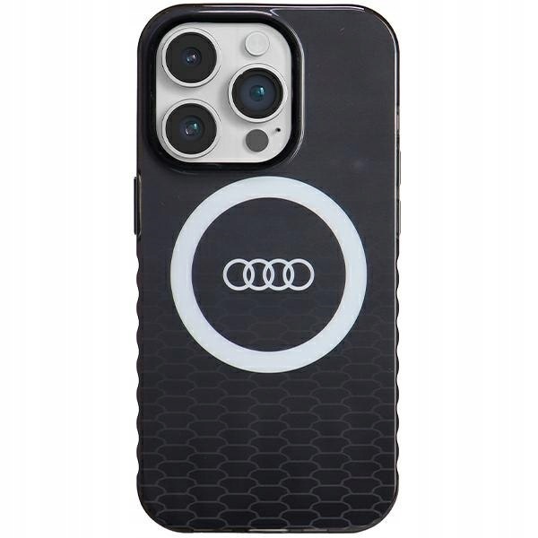 Audi IML Big Logo MagSafe Case iPhone 14 Pro 6.1" czarny/black hardcas