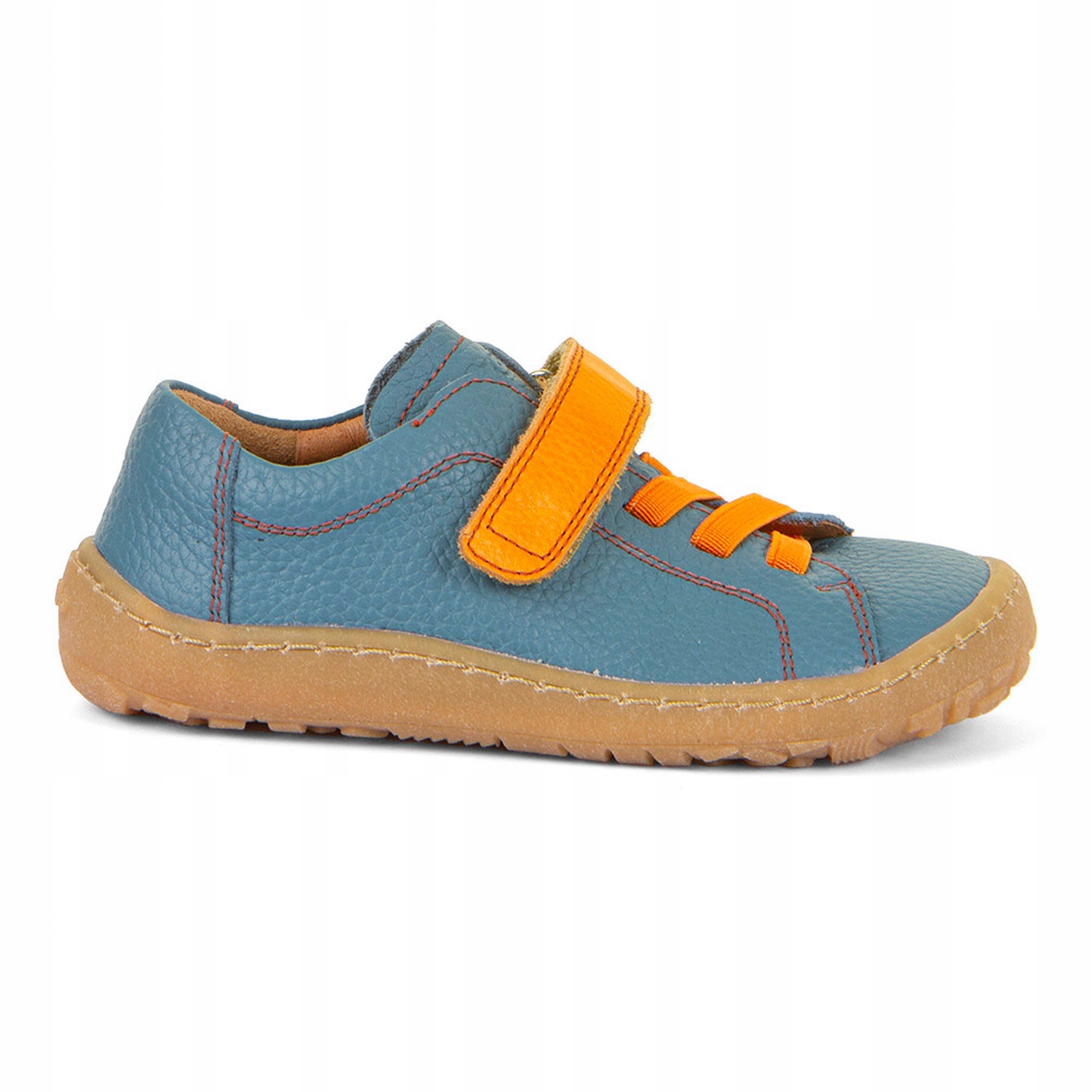 Półbuty barefoot skórzane lekkie dziecięce na rzepy Froddo Elastic Jeans 24