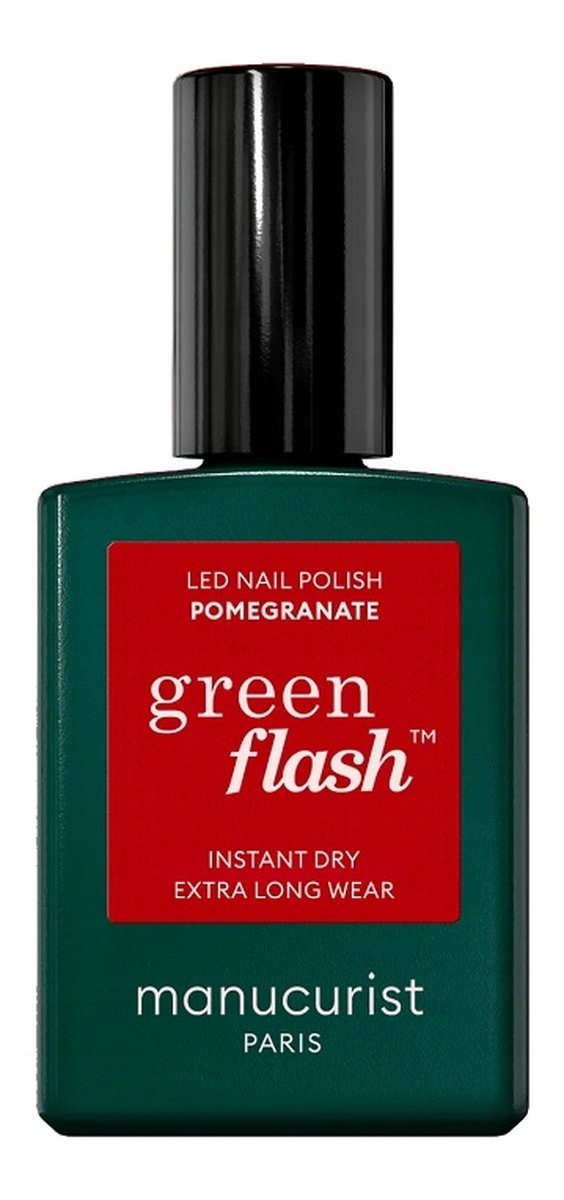 Manucurist Green Flash Nail Polish lak na nehty 15 ml Pomegranate (73)