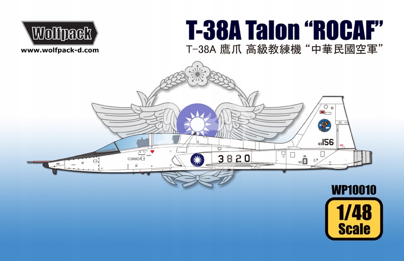 Model plastový T-38A Talon 'rocaf', Wolfpack WP10010 měřítko 1/48