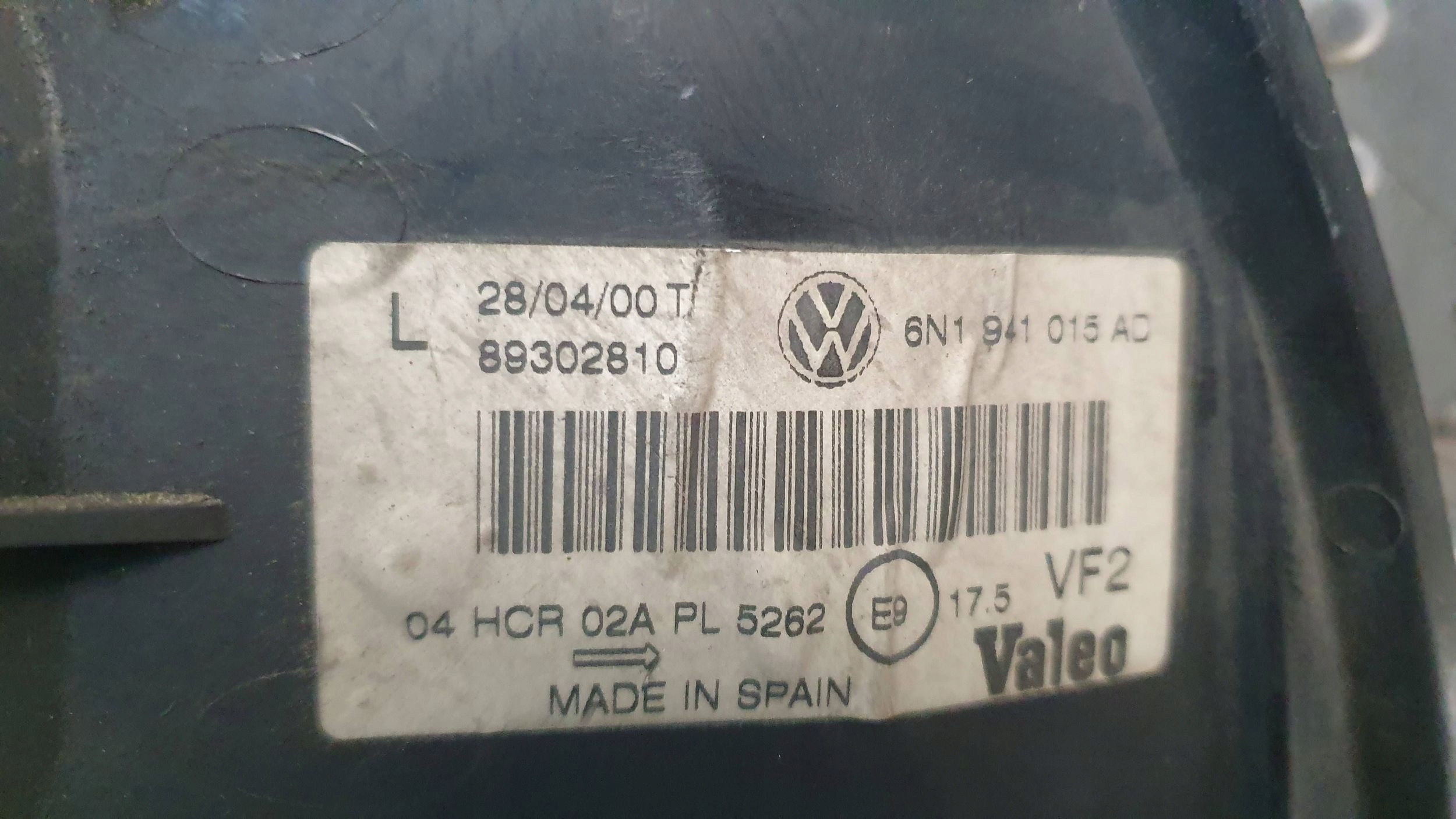 light front left VW POLO III LIFT 99- 6N1941015AD