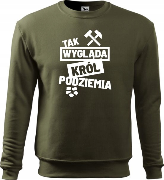 

Męska Bluza Górnik Prezent Urodziny Dzień Taty