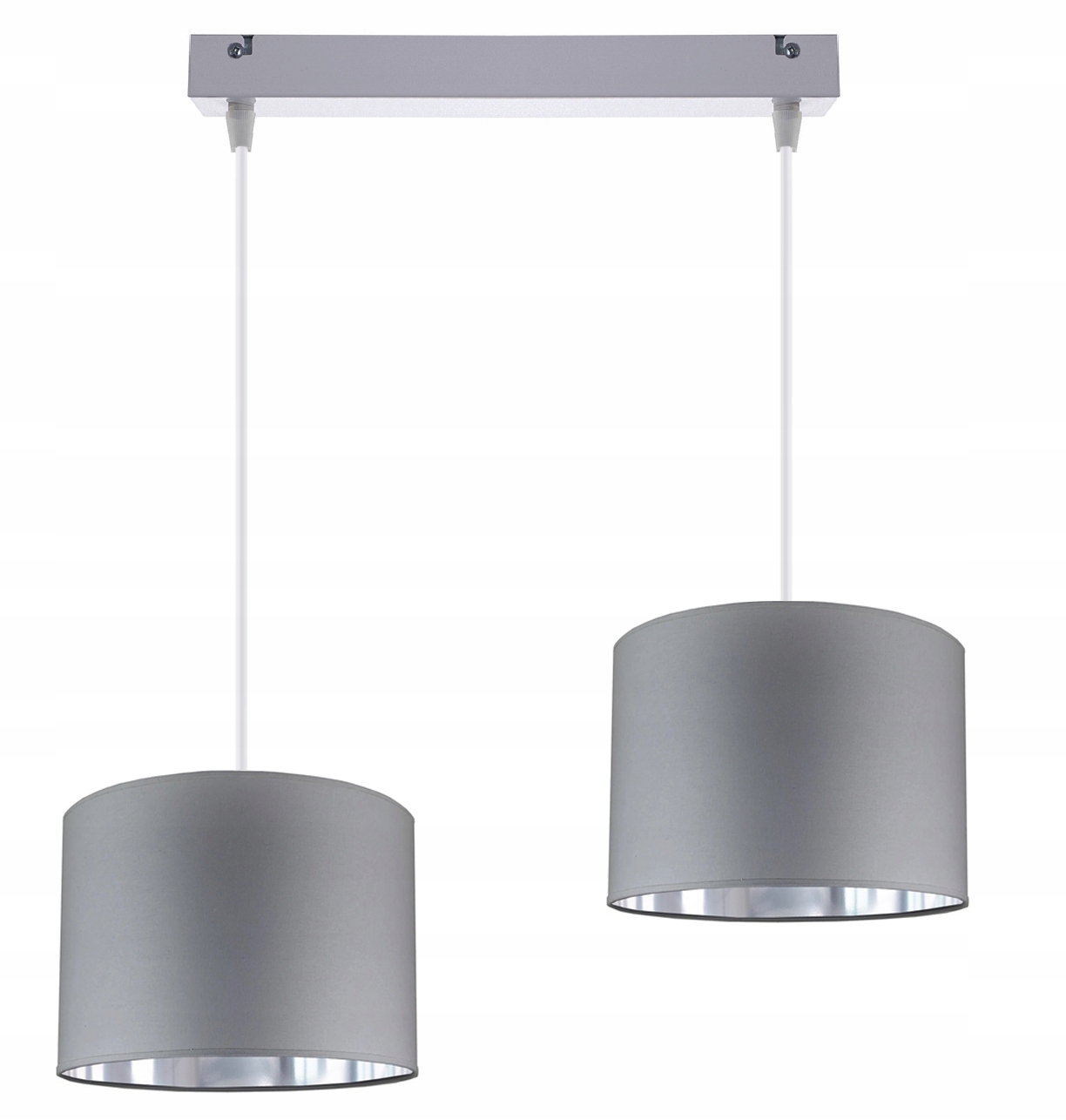 

Lampa Wisząca Sufitowa Żyrandol Nowoczesna Szara
