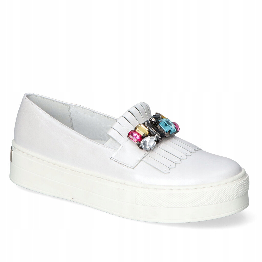 Polobotky Galant 965 Bílé Groszek Perla Lico 40