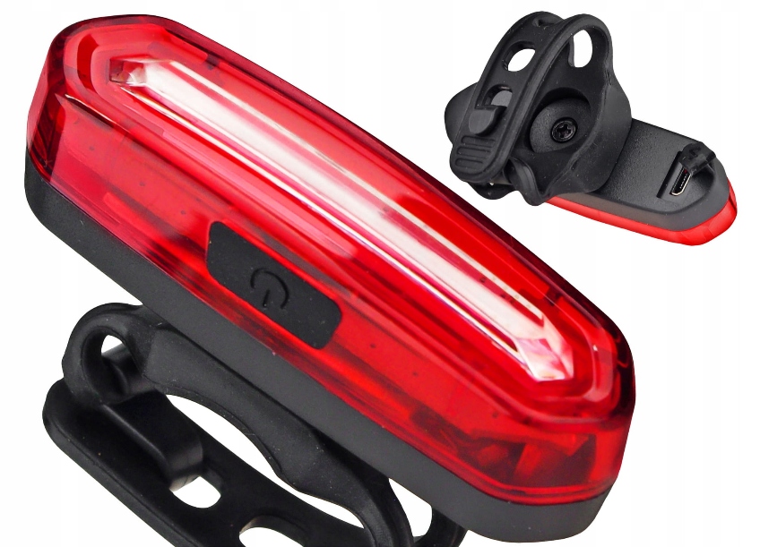 

Mocna Lampka Rowerowa Tylna Led Tył Ładowanie Usb