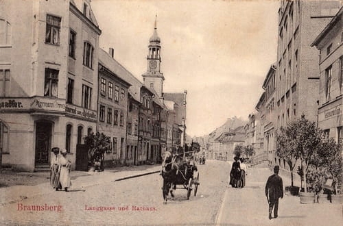 

Braniewo Langgasse Reprodukcja 16959