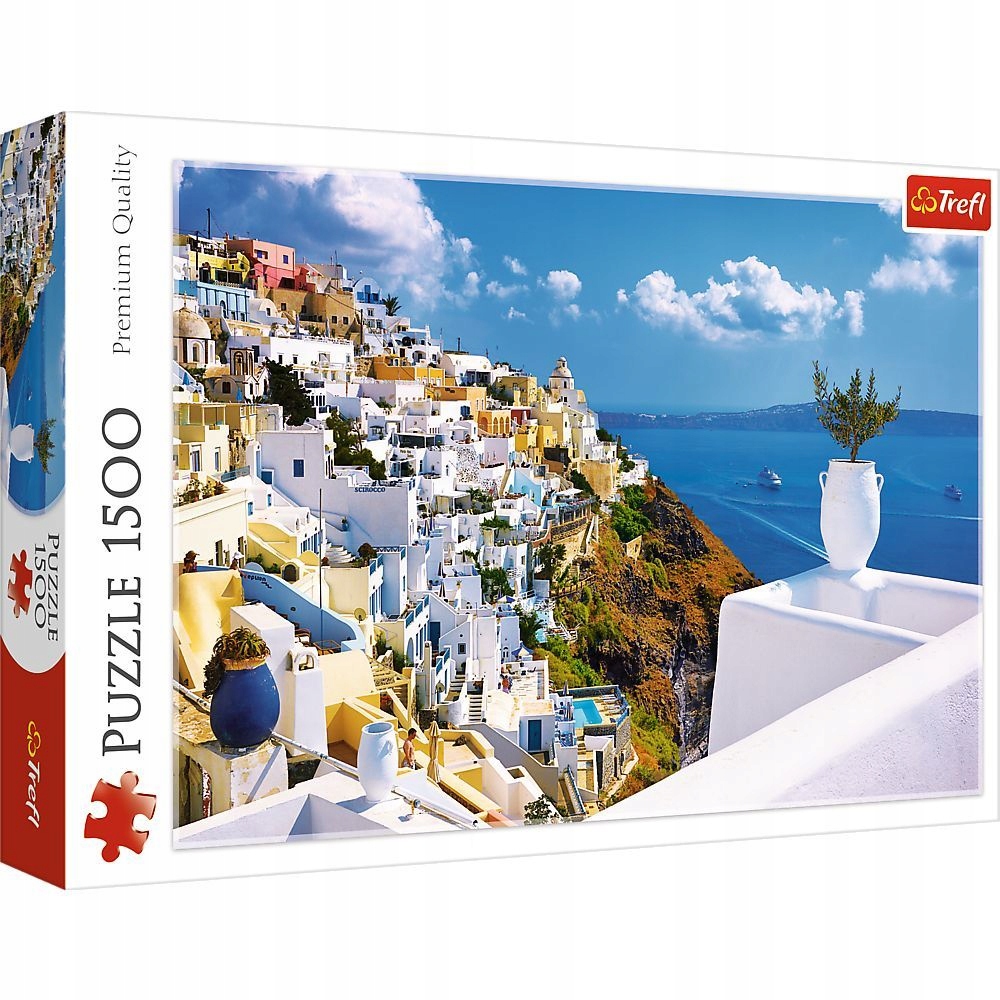 

Puzzle 1500 El Santorini, Grecja Trefl 26119