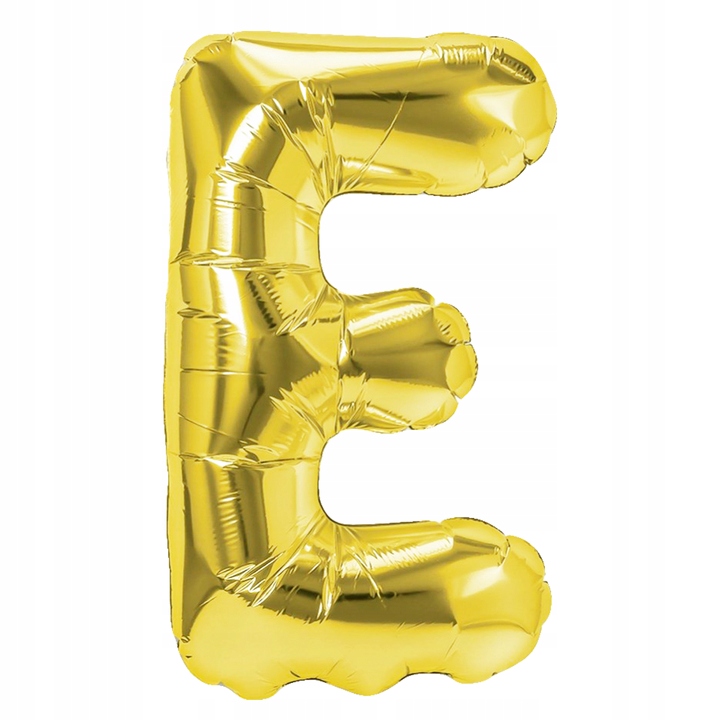 

Balon Foliowy złota litera E - 40 cm Litery Balony