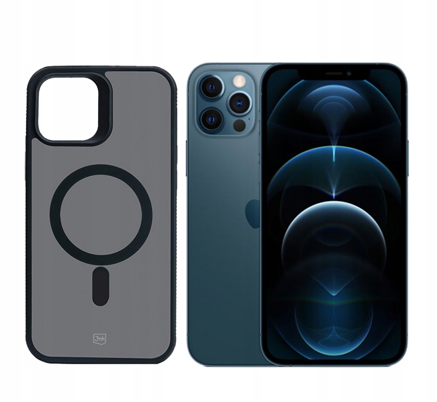 3MK Kouřové Pouzdro pro iPhone 12/12 Pro Smoke MagCase černé