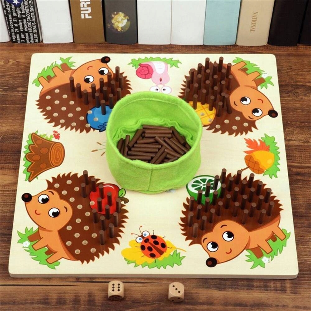 Gra JEŻ nauka liczenia dla Dzieci z Jeżem plansza Płeć chłopcy dziewczynki