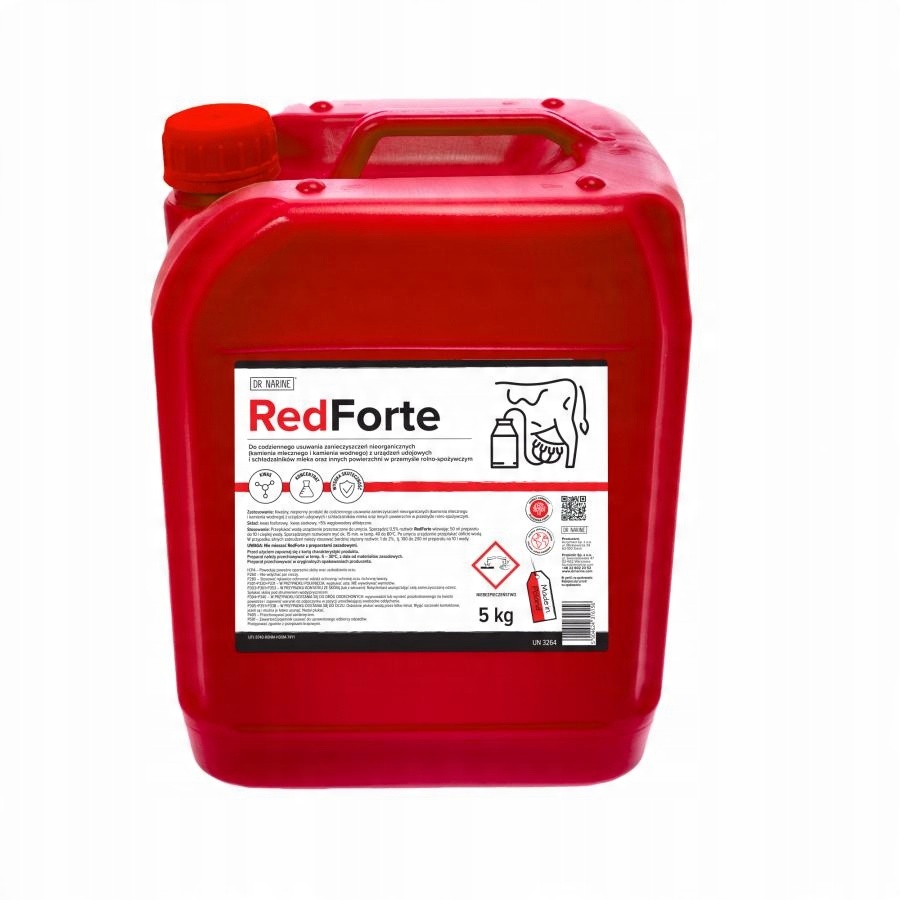 

RedForte 5 kg Produkt niepienny do mycia dojarek