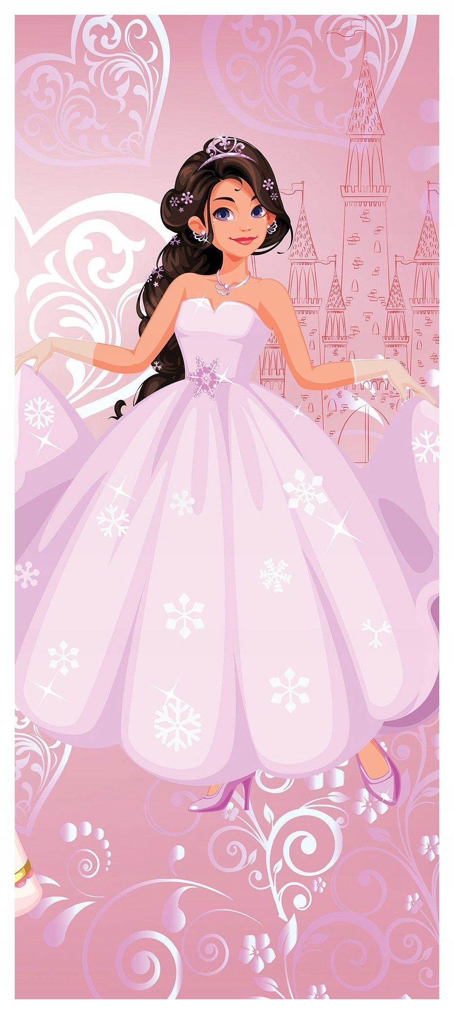 Samolepicí Samolepicí Fototapeta Princezna v zámku, magie fantazie 91x211