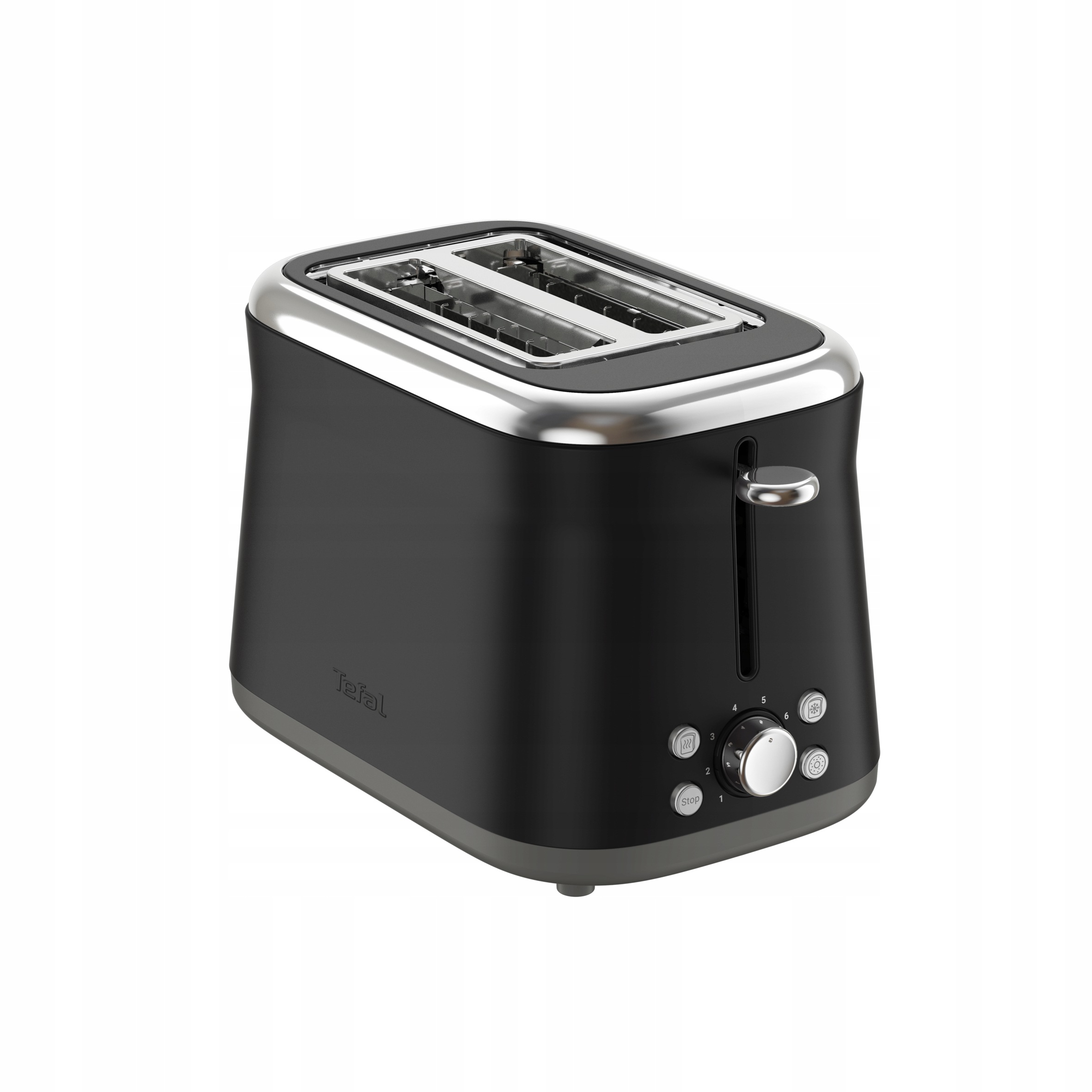 Tefal Toster Retro 850 W, 2-szczelinowy, czarny