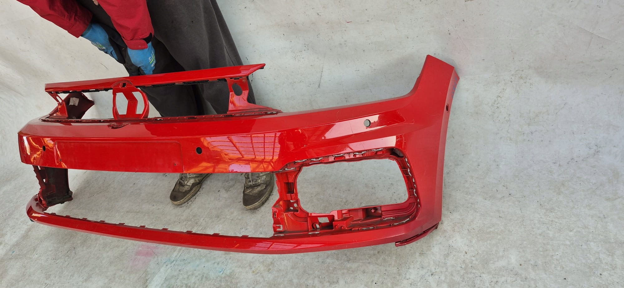 VW POLO VI 6 2G GTI 17-21 bumper front front 6XPDC