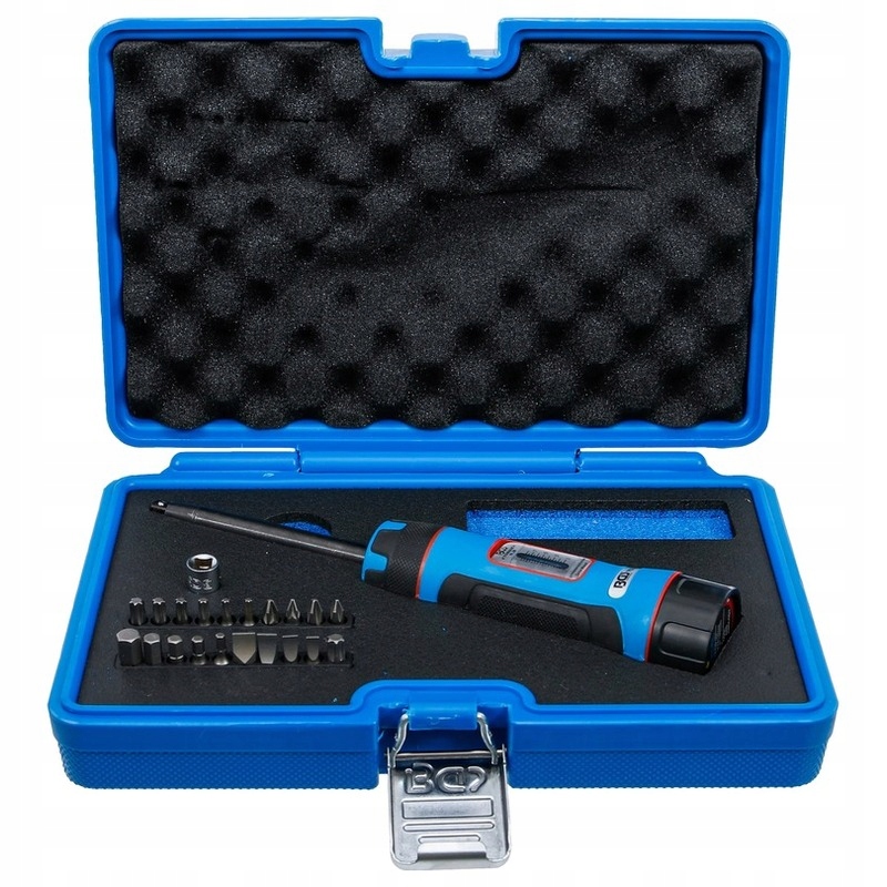 Sada momentových šroubováků 1-8 Nm s bity 1/4" 22 ks Bgs 7122