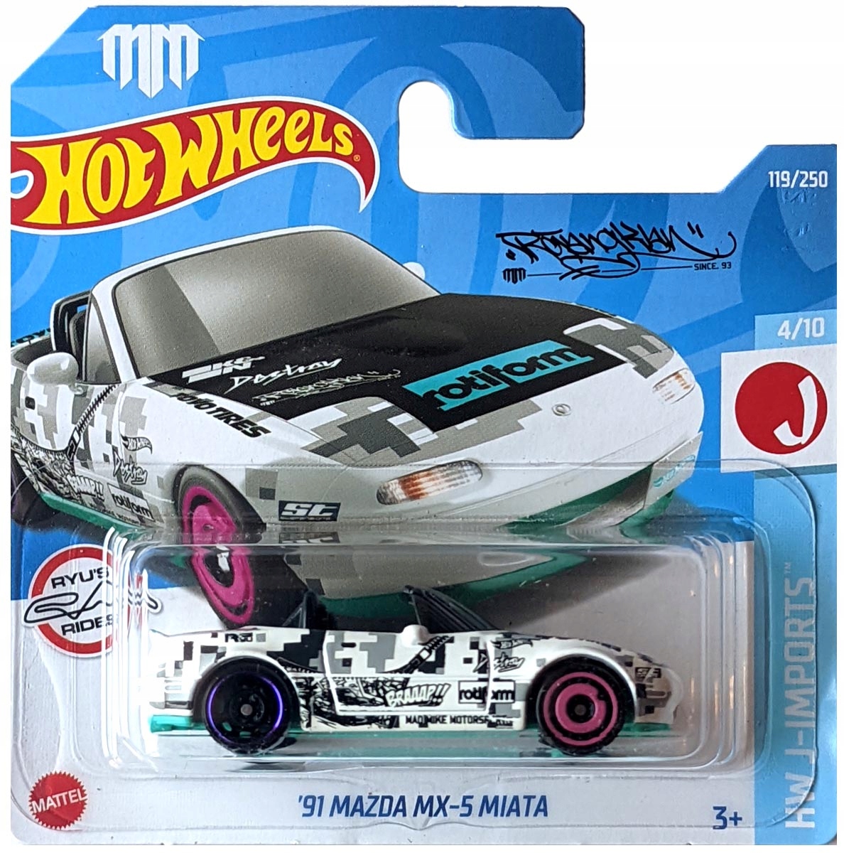 

Hot Wheels 91 Mazda MX-5 Miata Hw J-imports 4/10 1