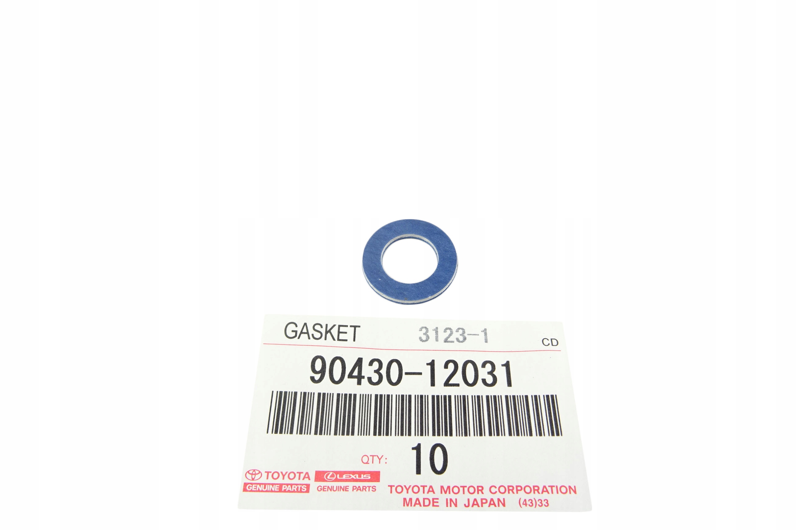 PODKŁADKA USZCZELKA KORKA SPUSTOWEGO OLEJU SILNIKA TOYOTA 12x21x1.7