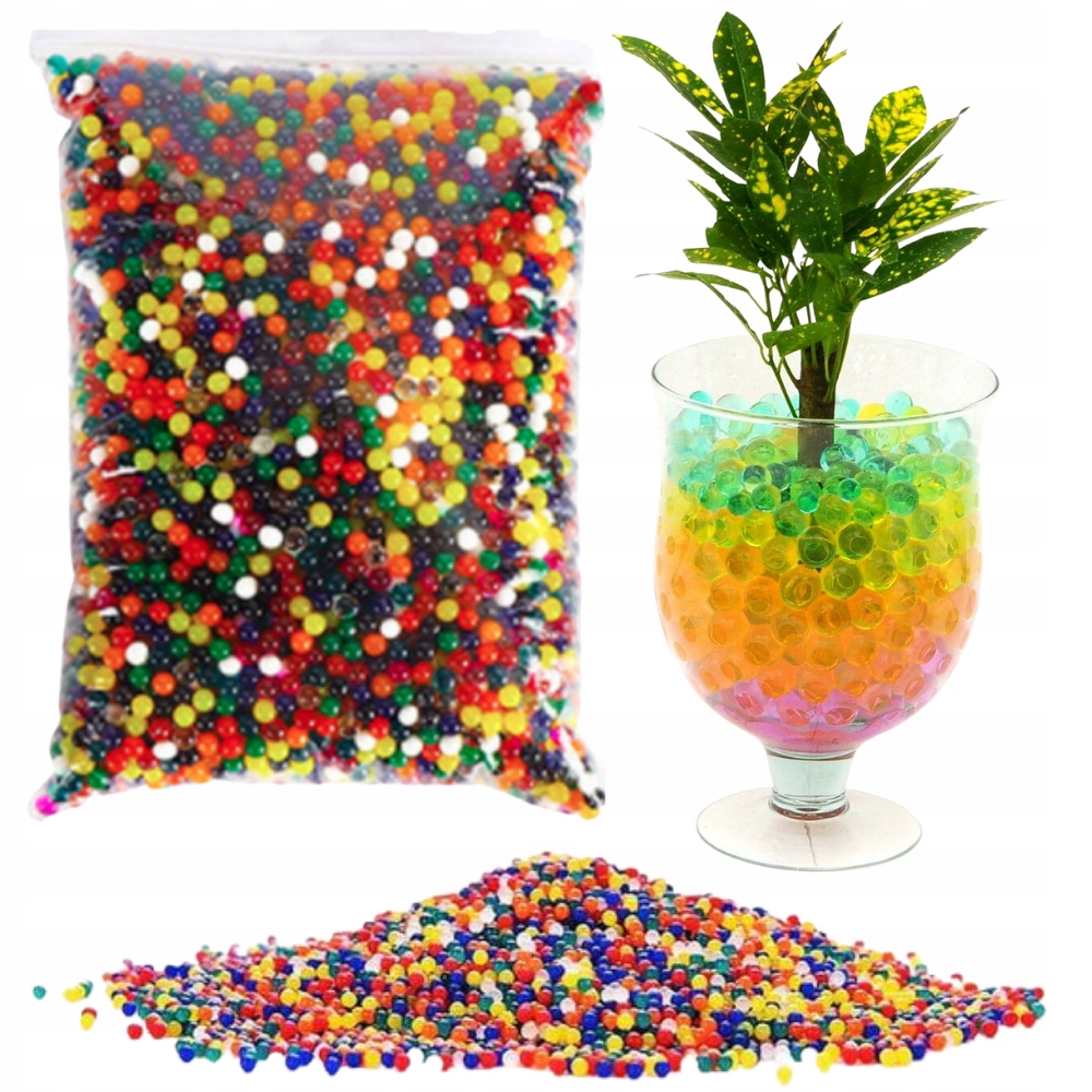 HYDROŻEL SZTUCZNA ZIEMIA DO KWIATÓW KULKI ŻELOWE