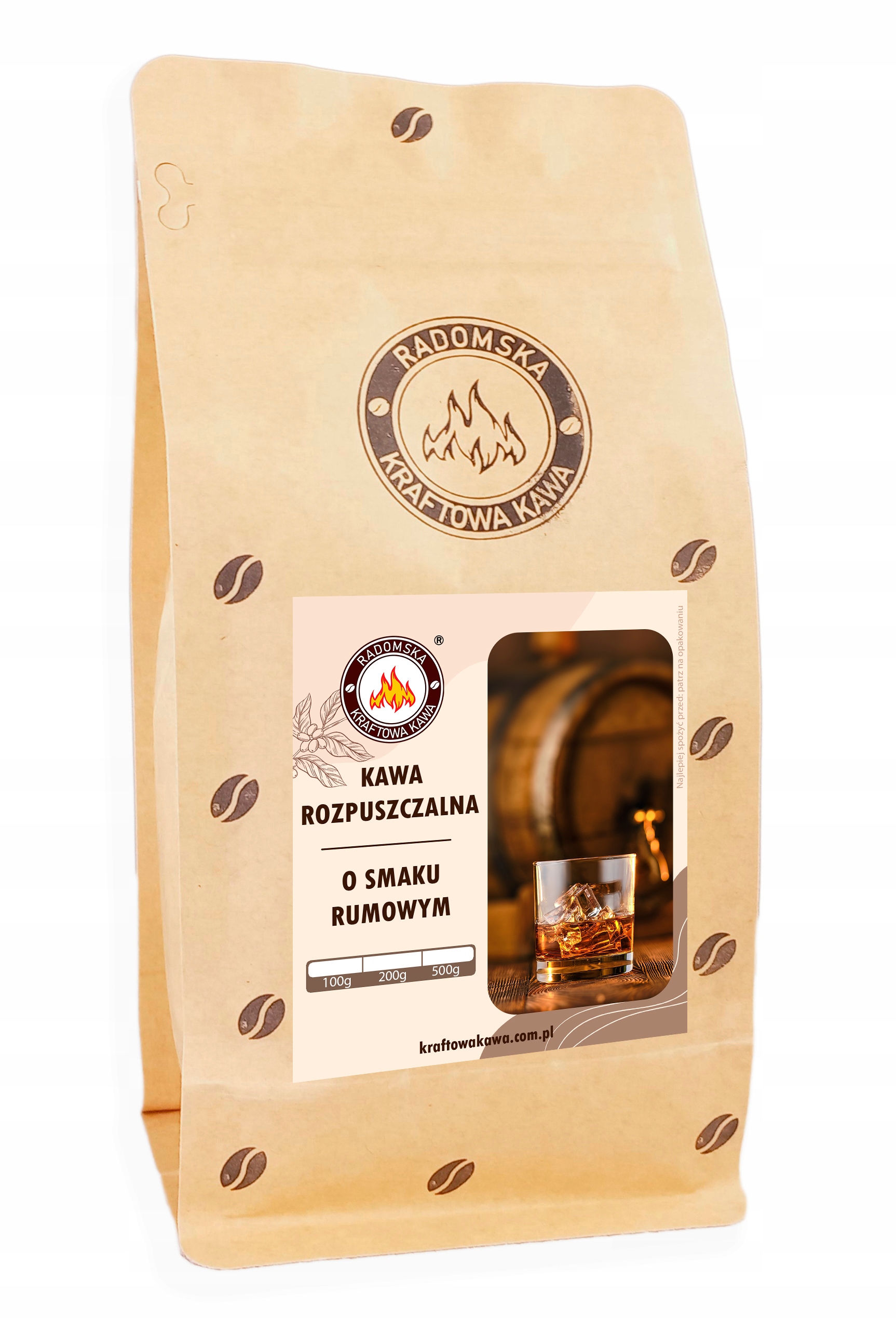 Káva rozpustná Rumová 500 g