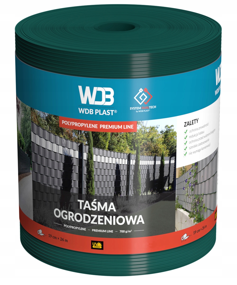 

Taśma Ogrodzeniowa Do Paneli 19x26 Na Płot Balkon