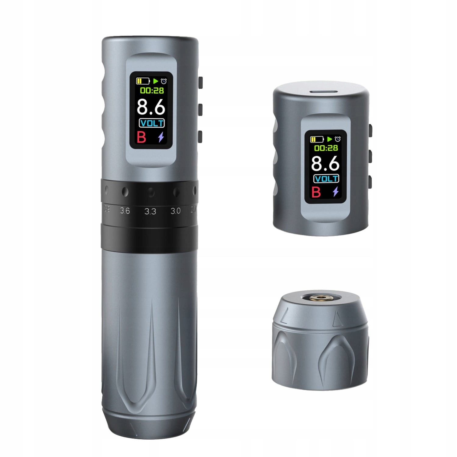 Profesionální Bezdrátový Tetovací Strojek Pen Trox Grey