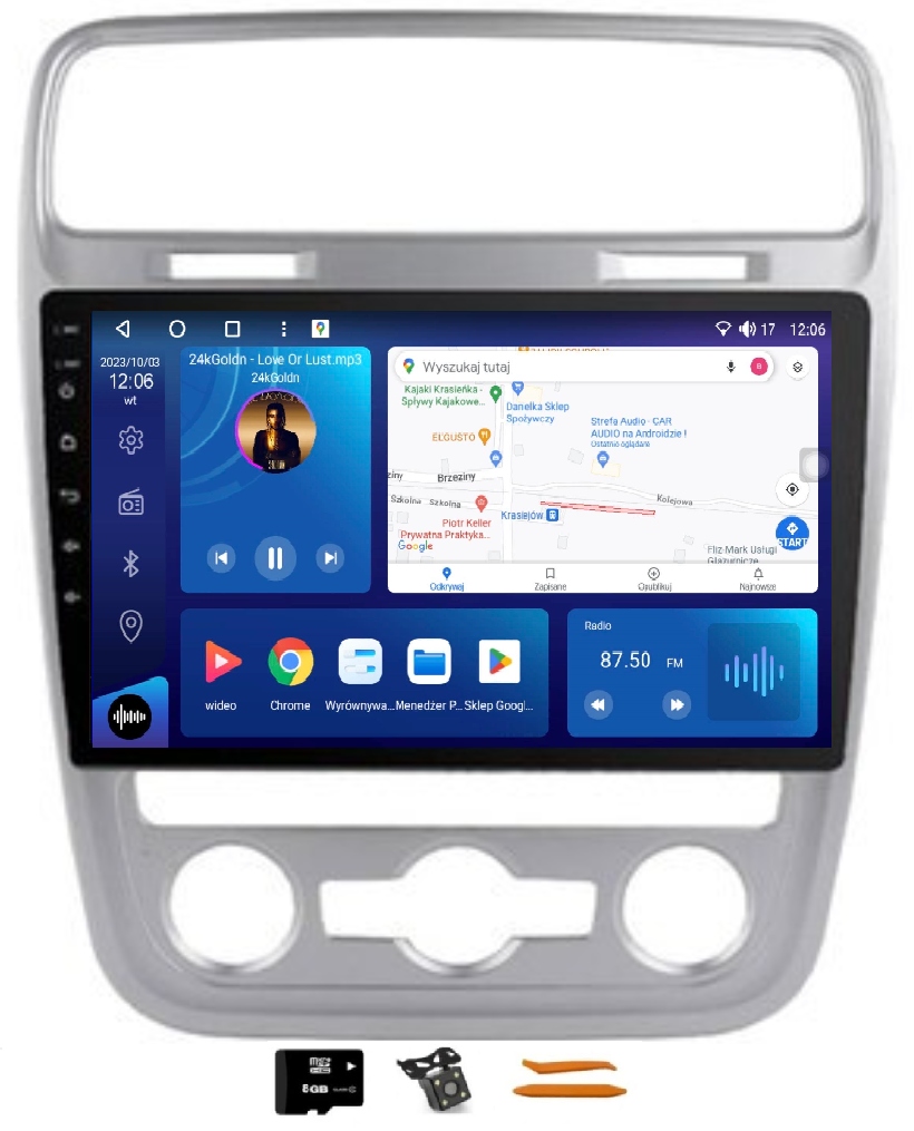 Rádio Android Navigácia M460 Qled Carplay Lte Gps Vw Scirocco 3 15-16