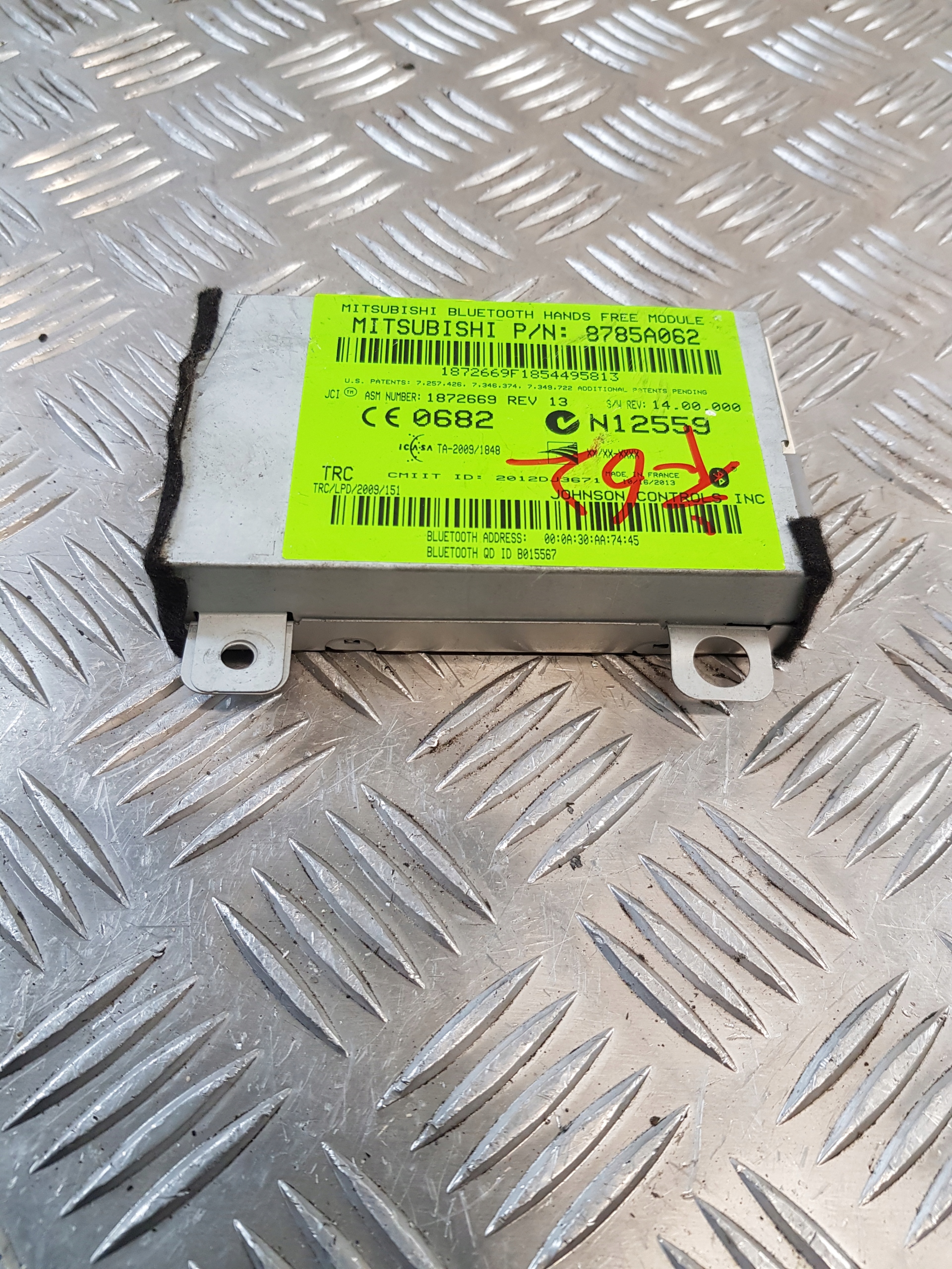 modul Bedienteil BLUETOOTH OE 8785A062 PEUGEOT 4008 14R