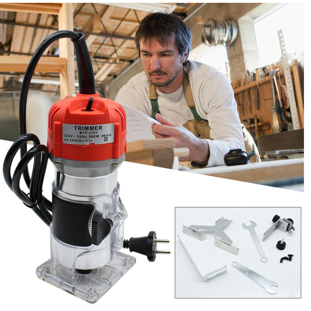FREZARKA TRYMER GÓRNOWRZECIONOWA DO DREWNA PRZYCINARKA UNIWERSAL 800W 220V Zasilanie sieciowe