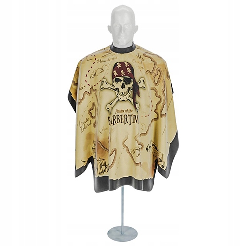 Barbertime Kadeřnická Pláštěnka Barberska S Mapou Map Designed 120CMx150CM