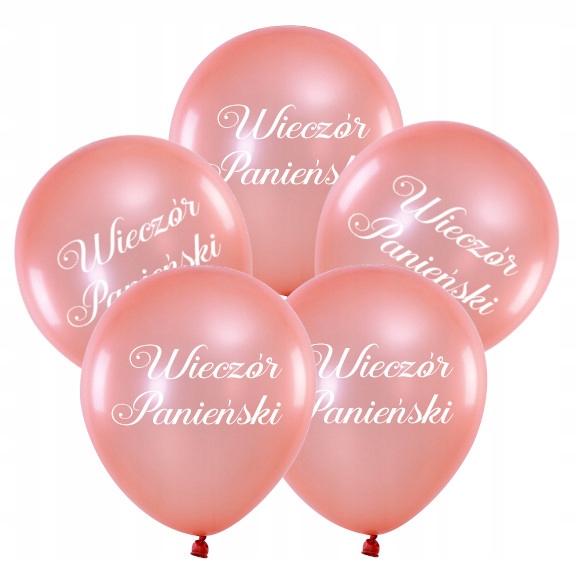

Balony na Wieczór Panieński Rose Gold 5 Szt