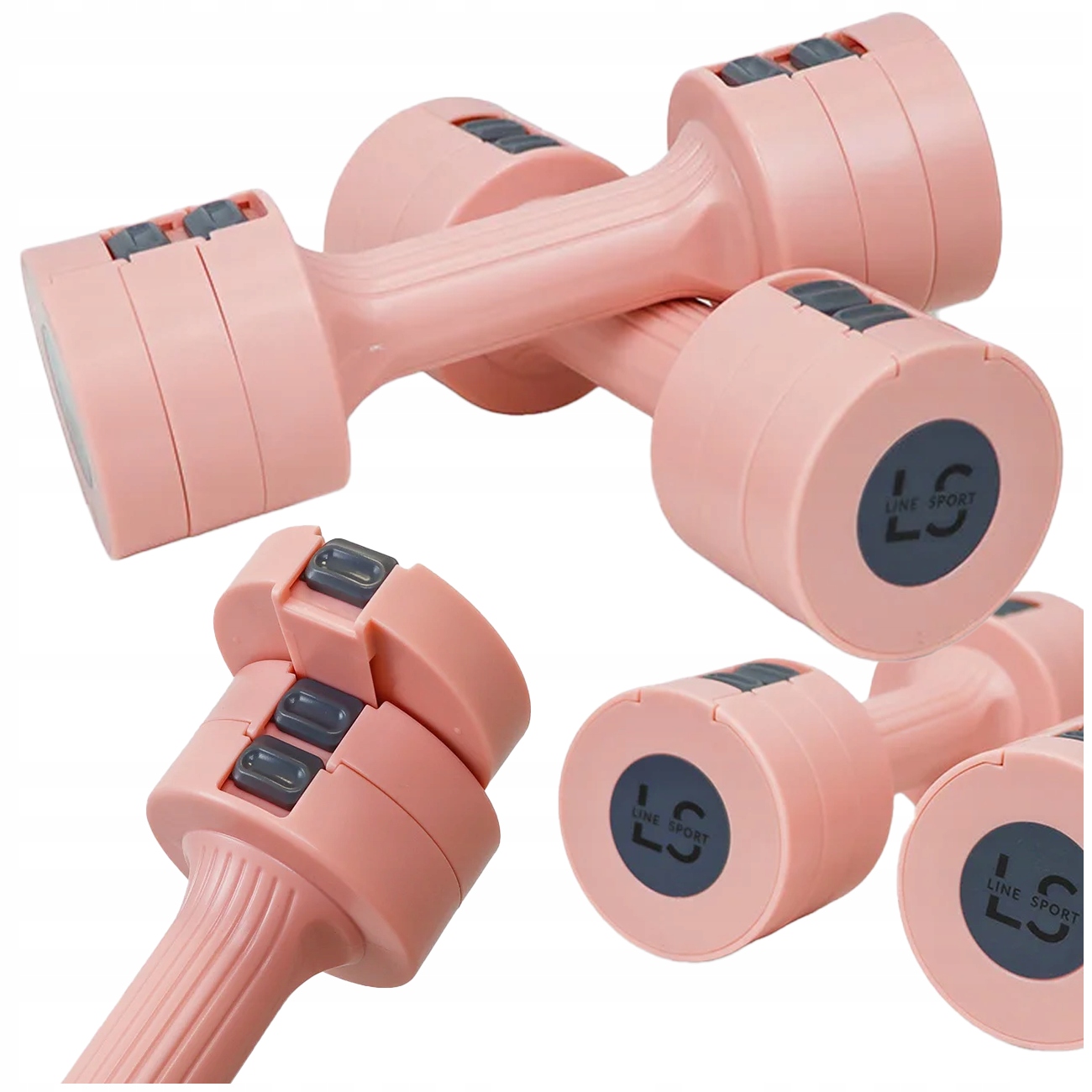 Hantle Regulowane Hantelki Zestaw Line Sport 2 szt 1 2,5 kg