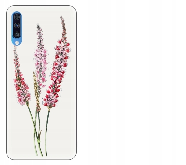 

Etui pokrowiec Samsung Galaxy A70 Kwiat różowy akw