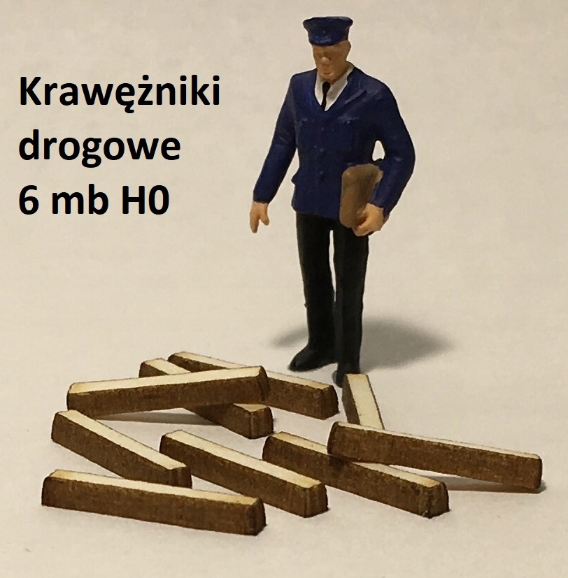 

Krawężniki drogowe 6 mb H0