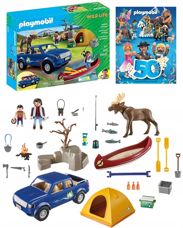 Playmobil 5669 Przygoda Ma Kempingu Pickup Pick Up