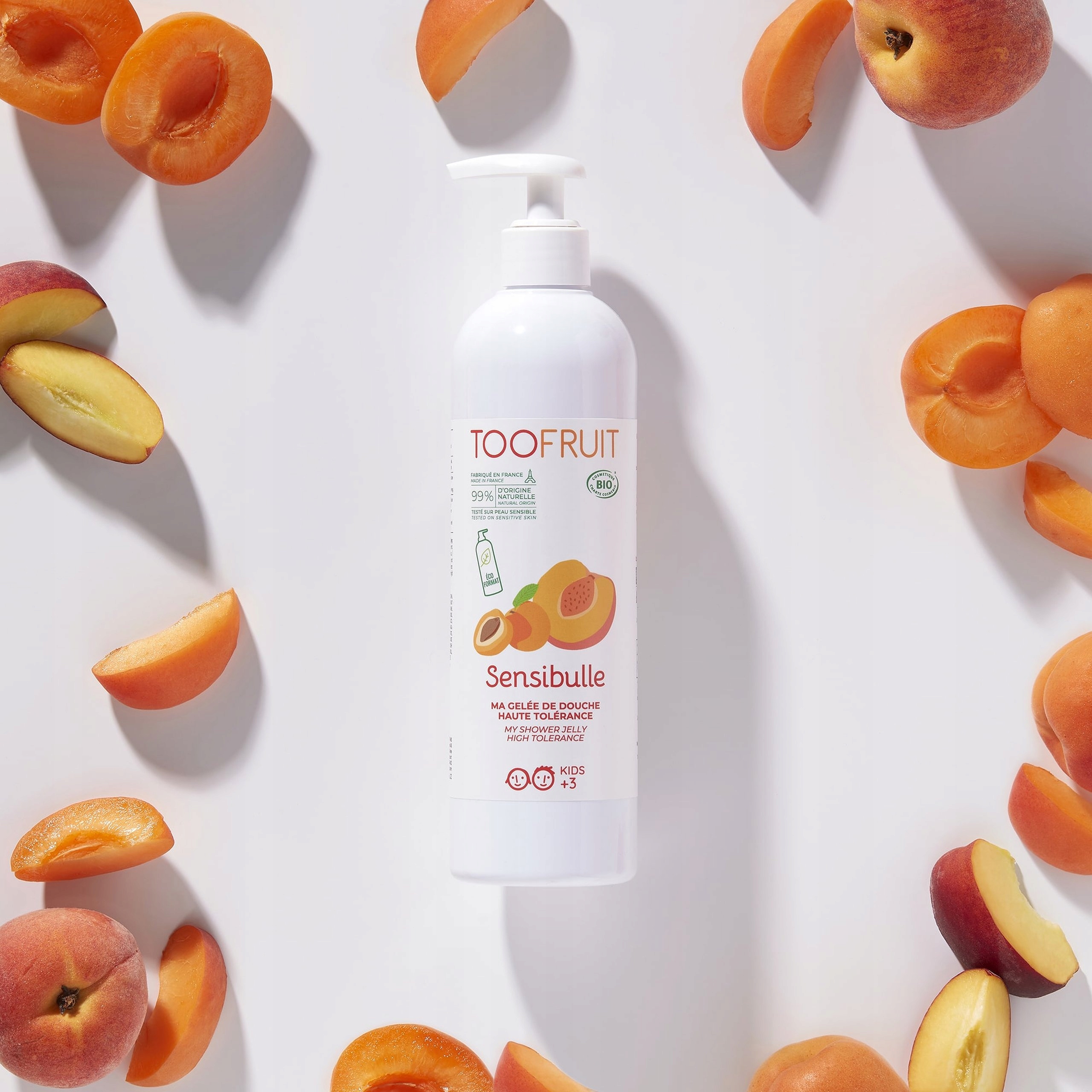 Ultra łagodny żel pod prysznic dla dzieci MORELA BRZOSKWINIA 400ml Toofruit Marka Toofruit