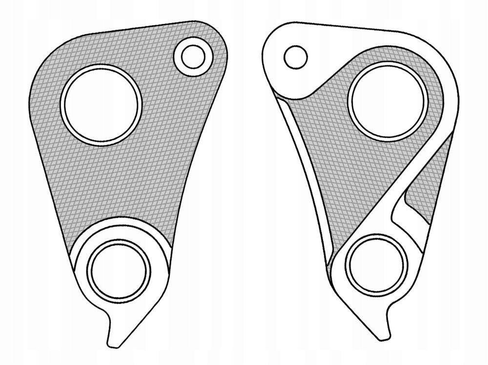 Hak przerzutki Union GH-296 do ram rowerowych EAN (GTIN) 8590966392964