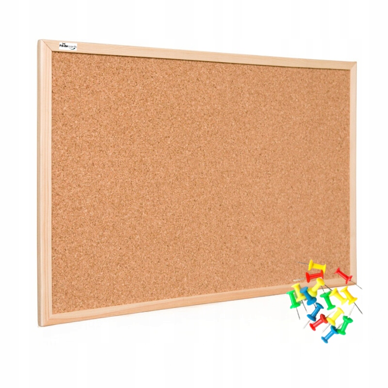 Tablica Korkowa PandaBoards w Ramie Drewnianej 120x90 cm