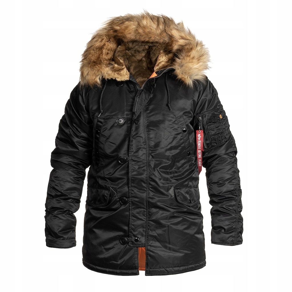 Alpha Industries kurtka męska parka z kapturem N3B Vf 59 rozmiar L