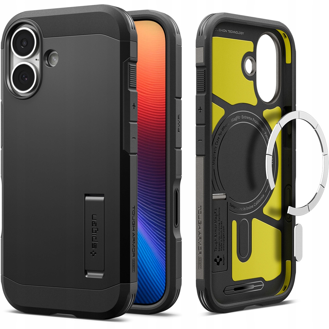 Pouzdro pro iPhone 17, Spigen Tough Armor T Mag, pouzdro pro MagSafe se stojánkem